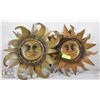 Image 1 : LARGE METAL SUN SCULPTURES FOR YARD
