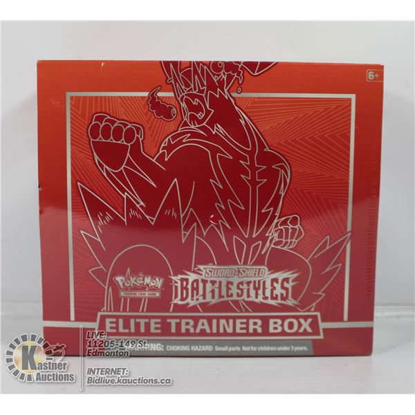 BATTLE STYLES ELITE TRAINER BOX WITH x8 BOOSTERS E