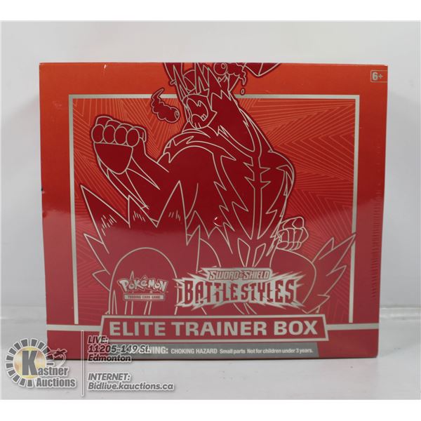 BATTLE STYLES ELITE TRAINER BOX WITH x8 BOOSTERS E