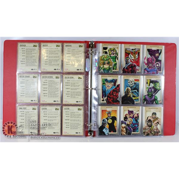 MARVEL 75TH ANNIVERSARY COMPLETE CARD SET