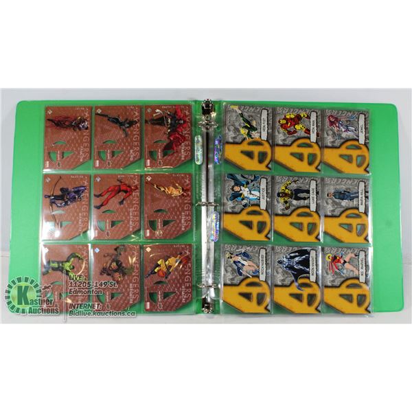 2012 MARVEL AVENGERS UD DIECUT COMPLETE BASE SET