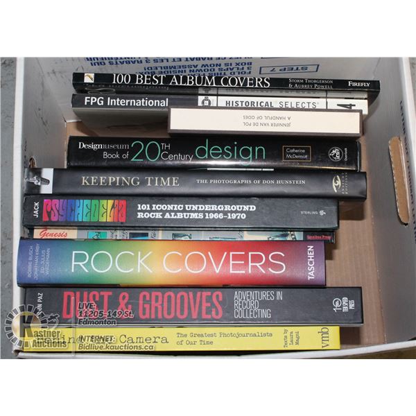 BOOKS 'DUST AND GROOVES', 'ROCK COVERS',