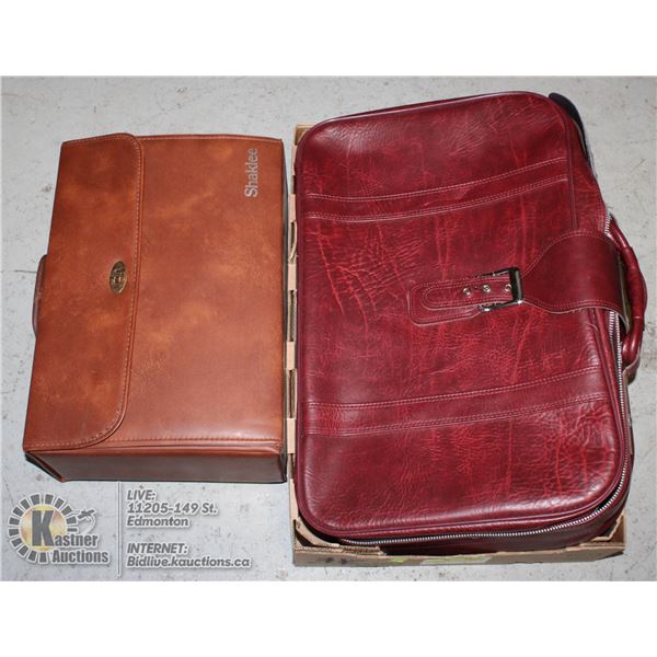 VINTAGE SUITCASE & ATTACHE` CASE