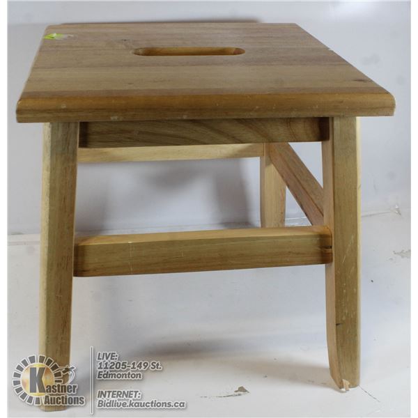 STEPPING STOOL WOOD