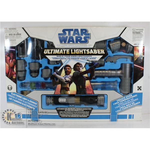 STAR WARS ULTIMATE LIGHT SABRE SET IN BOX