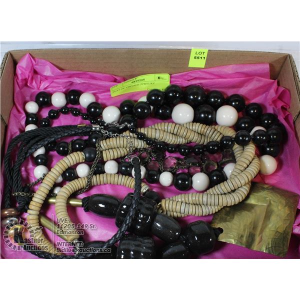 FLAT OF VINTAGE JEWELRY