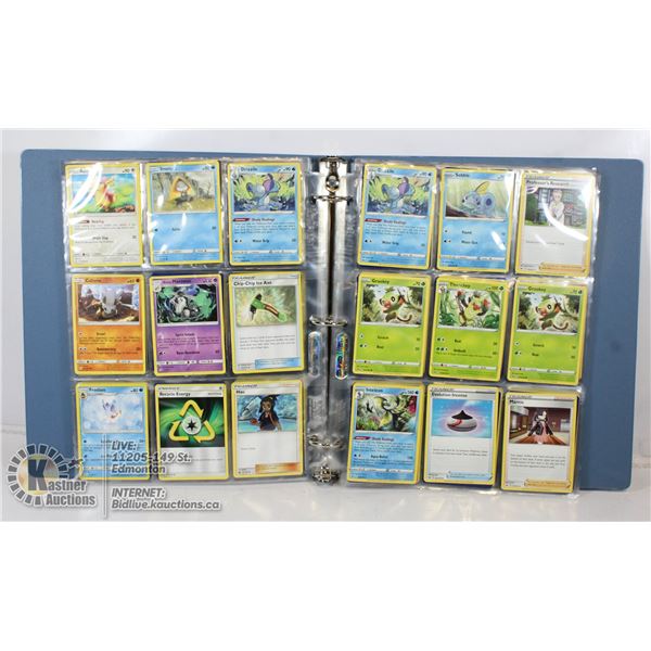180 POKEMON COLLECTOR CARDS IN BINDER, NEW