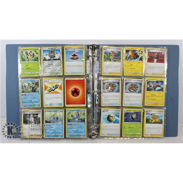 180 POKEMON COLLECTOR CARDS IN BINDER, NEW