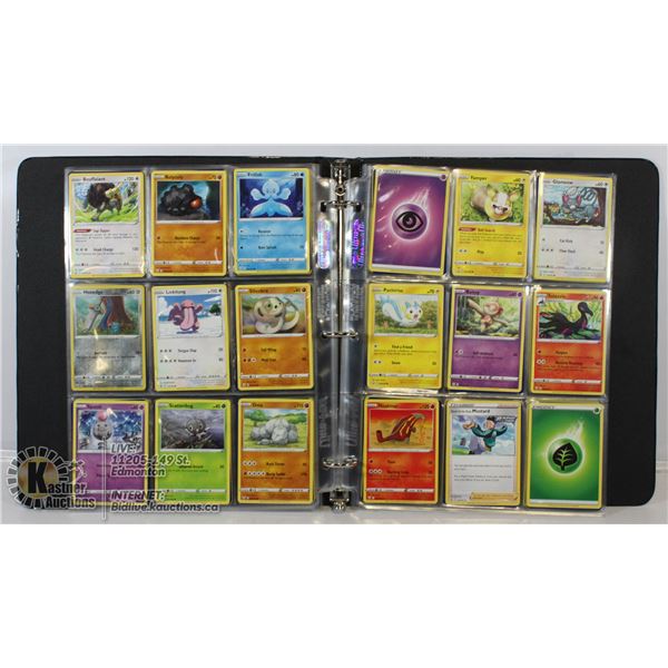 180 POKEMON COLLECTOR CARDS IN BINDER, NEW