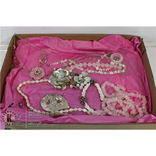 FLAT OF VINTAGE JEWELRY