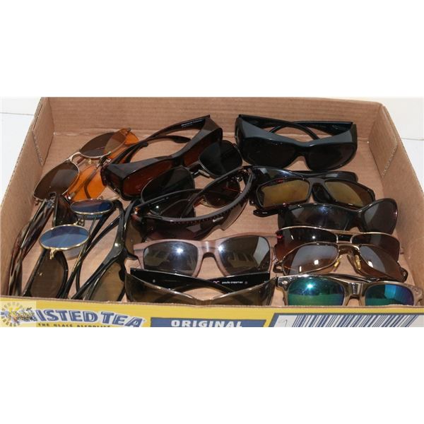FLAT OF 18 SUNGLASSES