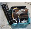 Image 1 : BIN OF OFFICE SUPPLIES