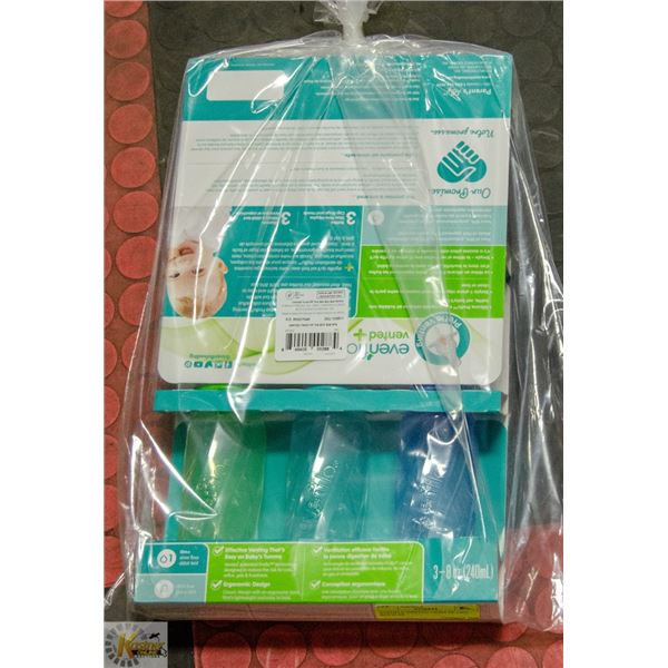 EVENFLO VENTED TWIST PP TINT BOTTLES