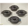 Image 1 : FONTE EMALLLEE LE CUISTOT 4 CAST IRON DUTCH OVENS