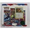 Image 1 : x3 POKEMON BOOSTER PACKS, PROMO CARD, COIN SET