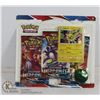 Image 1 : x3 POKEMON BOOSTER PACKS, PROMO CARD, COIN SET