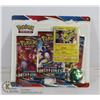 Image 1 : x3 POKEMON BOOSTER PACKS, PROMO CARD, COIN SET