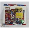Image 1 : x3 POKEMON BOOSTER PACKS, PROMO CARD, COIN SET