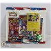 Image 1 : x3 POKEMON BOOSTER PACKS, PROMO CARD, COIN SET
