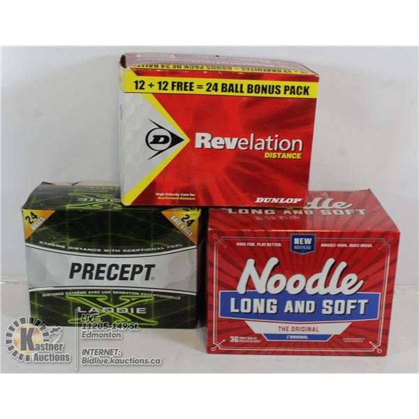 FLAT ASST RECLAIMED GOLF BALLS