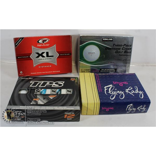 FLAT ASST RECLAIMED GOLF BALLS