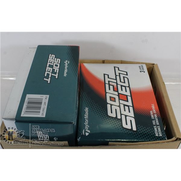 FLAT TAYLORMADE SOFT SELECT RECLAIMED GOLF BALLS