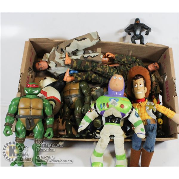 BOX OF COLLECTABLE CHARACTER FIGURES