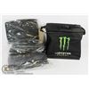 Image 1 : LOT OF 4 INSULATED COOLER BAGS FROM MONSTER ENERGY