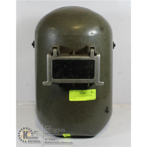 VINTAGE STEAMPUNK WELDER HELMUT