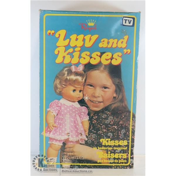 IN BOX ROYAL "LUV AND KISSES" VINTAGE DOLL.