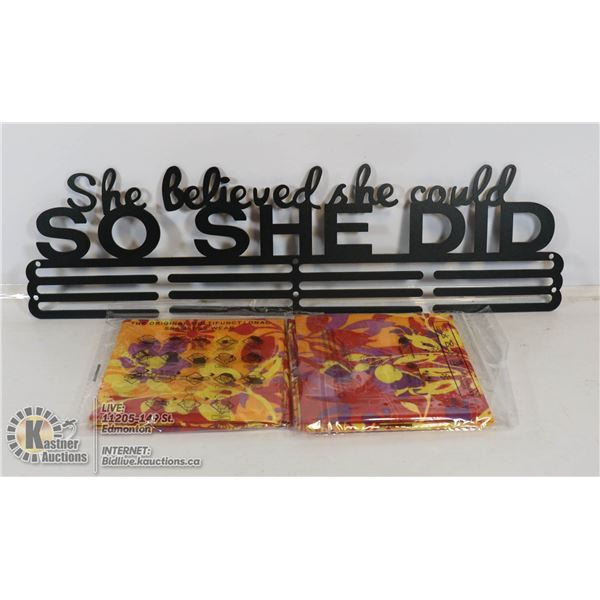 NEW METAL MOTIVATIONAL SIGN.