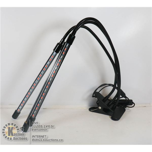 CLAMP ON LED PLANT GROW LIGHT.
