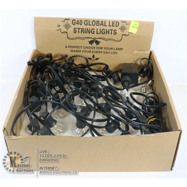 G40 GLOBAL LED STRING LIGHTS.
