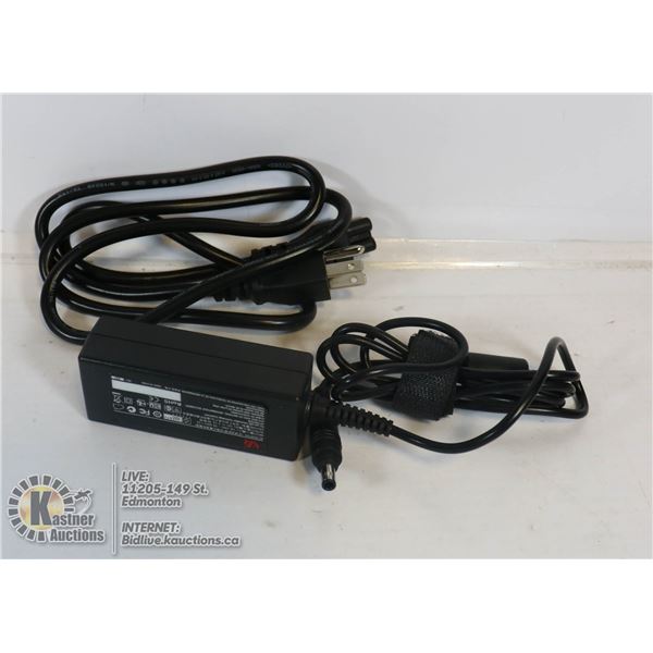 NEW AC ADAPTOR. INPUT 100-240V OUTPUT 19V.