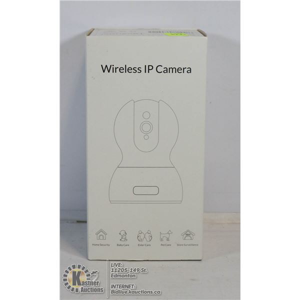 NEW IN BOX WIRELESS 1080P IP CAMERA. COMPATIBLE