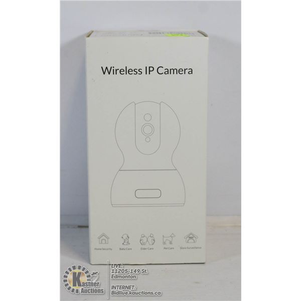 NEW IN BOX WIRELESS 1080P IP CAMERA. COMPATIBLE