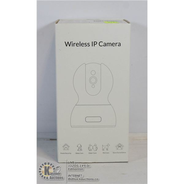 NEW IN BOX WIRELESS 1080P IP CAMERA. COMPATIBLE