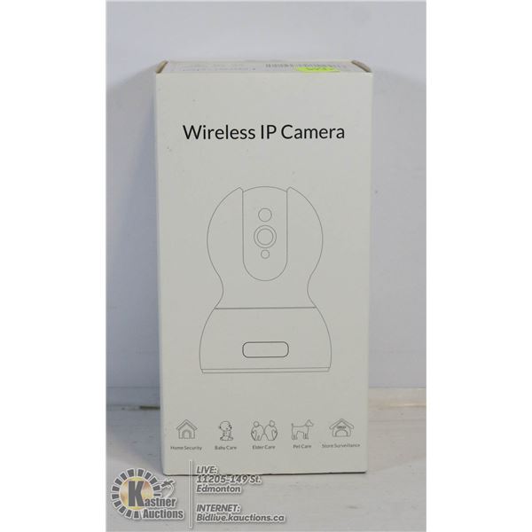 NEW IN BOX WIRELESS 1080P IP CAMERA. COMPATIBLE