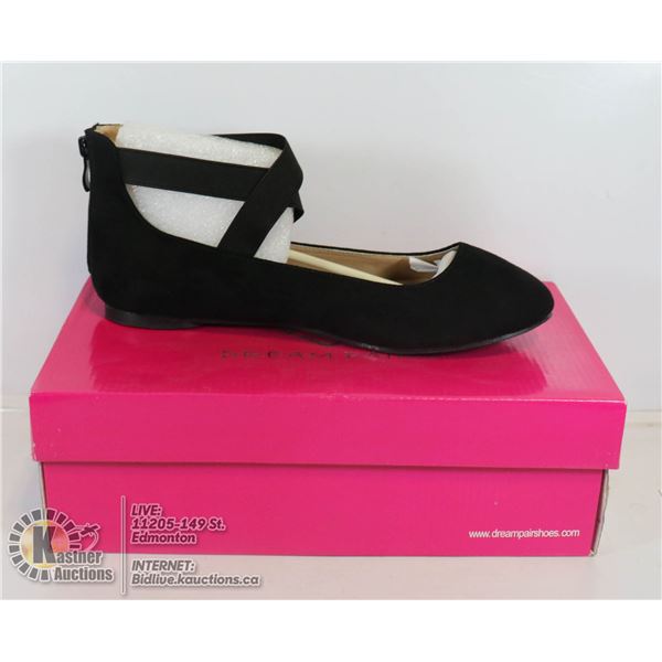 NEW DREAM PAIRS GLADIATOR STYLE BLACK SHOES. SIZE9