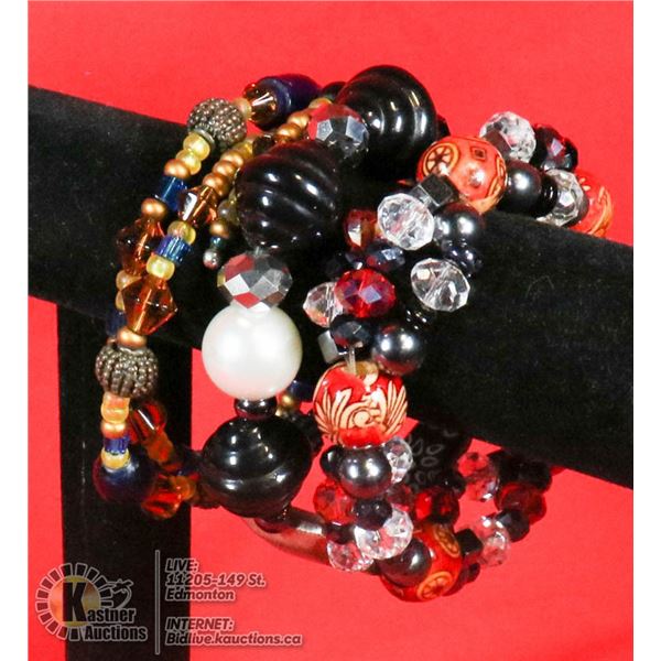 CRYSTAL BRACELETS ALL TOGETHER