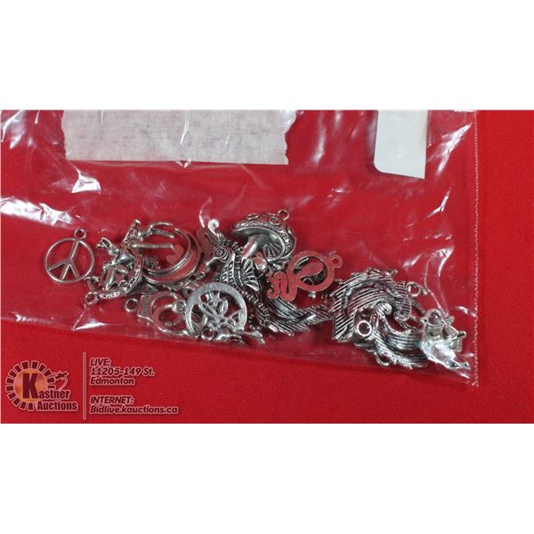 1OZ BAG OF SILVER CHARMS