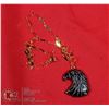 Image 1 : BLACK EAGLE NECKLACE