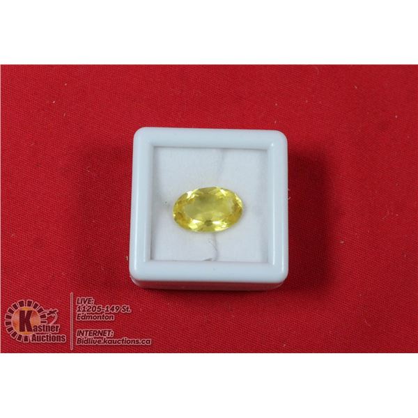 #222-YELLOW CITRINE GEMSTONE 4.35ct