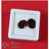 Image 1 : #198-DARK RED GARNET GEMSTONES 8 x 10mm 5.5ct