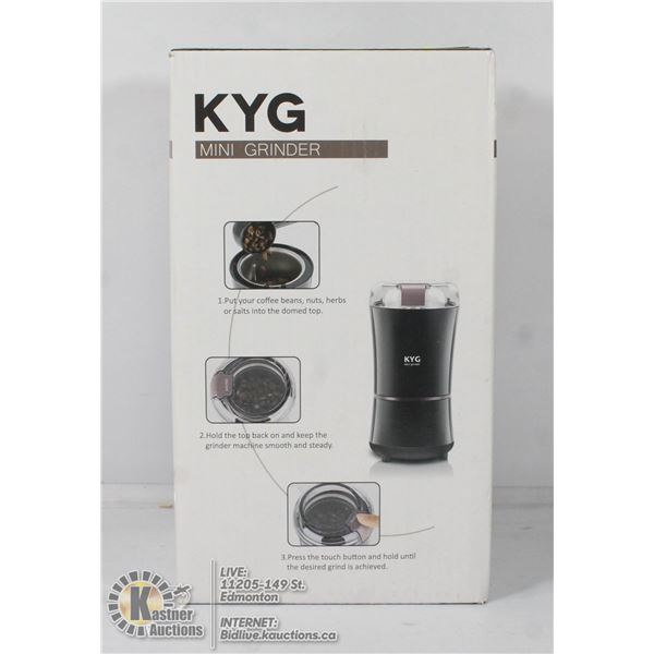 KYG MINI GRINDER.