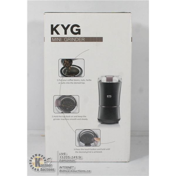 KYG MINI GRINDER.
