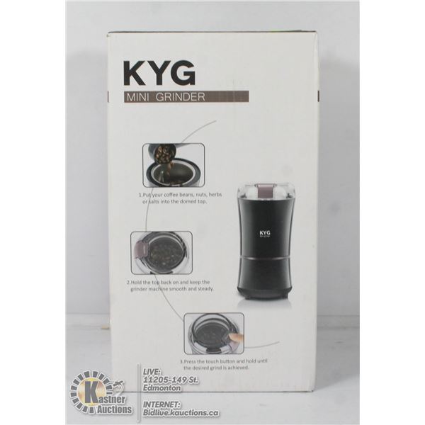 KYG MINI GRINDER.