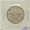 Image 1 : 1931 CANADIAN GV 5 CENT COIN BETTER DATE