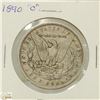 Image 2 : 1890 0 US MORGAN SILVER DOLLAR COIN