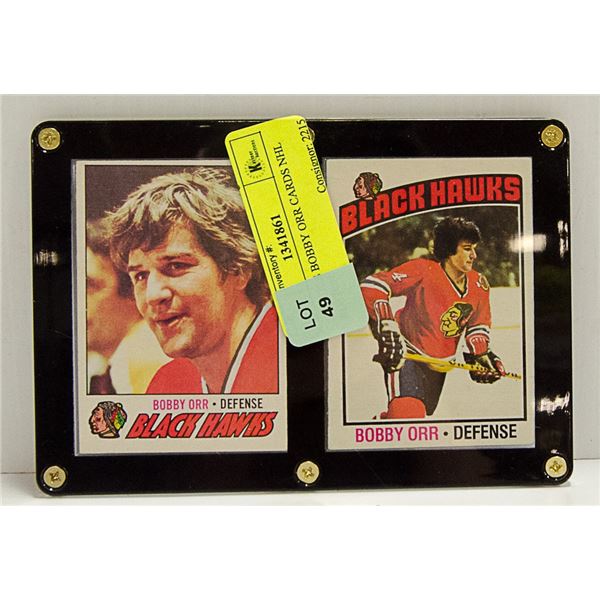 2 X 1970'S BOBBY ORR CARDS NHL BOSTON